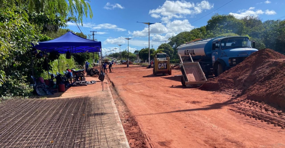 Recuperação da rodovia Fernando Guilhon avança para etapa de concretagem