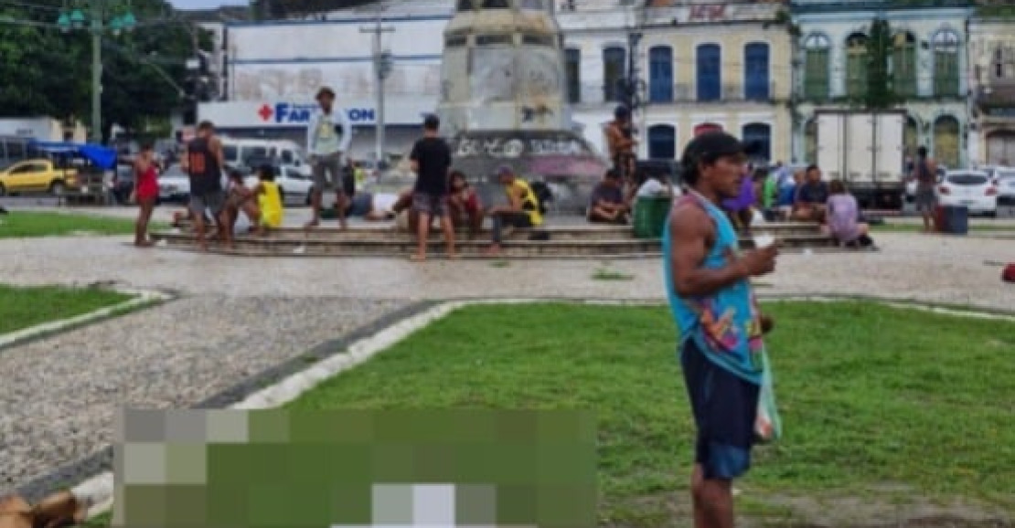 Morte de idoso em situação de rua na Praça do Relógio expõe falhas em políticas sociais de Belém
