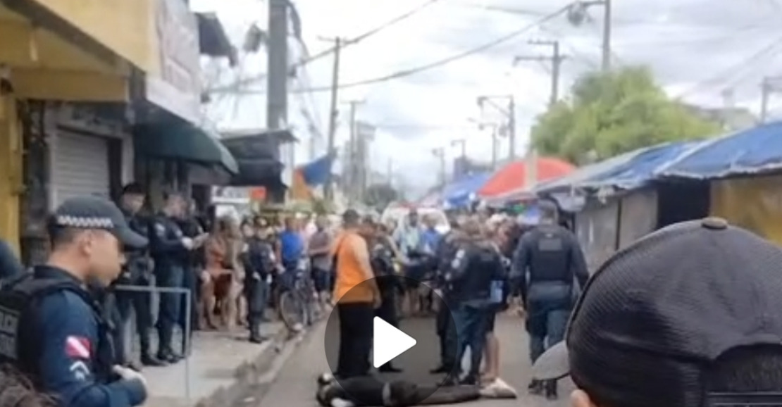 Troca de tiros em feira popular de Belém resulta em morte e feridos