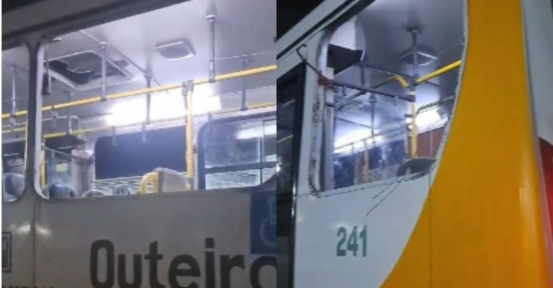 Ônibus vandalizado por adolescentes em Belém gera confrontos e danos materiais