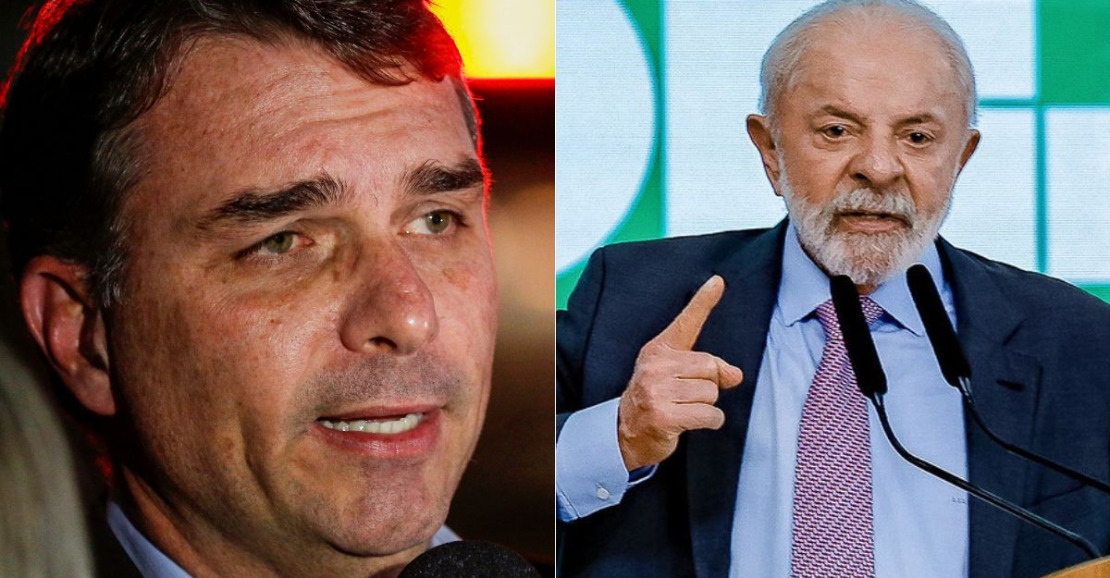 Flávio Bolsonaro discursa sobre 'guerra espiritual' e Lula enfatiza separação entre religião e política