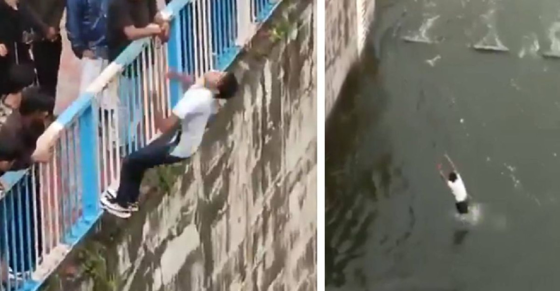 Homem fratura pernas ao saltar de represa para vídeo na Índia