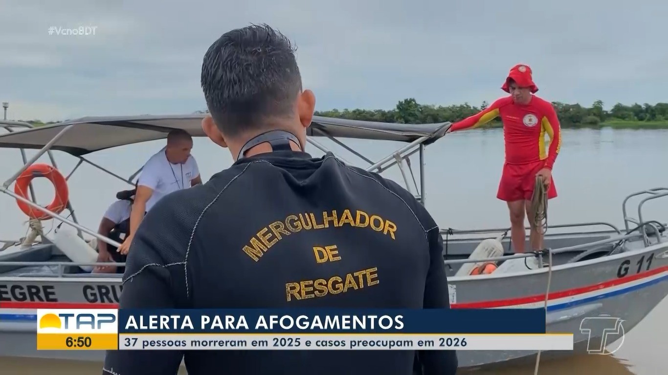 Corpo de Bombeiros alerta para afogamentos em Santarém em 2026