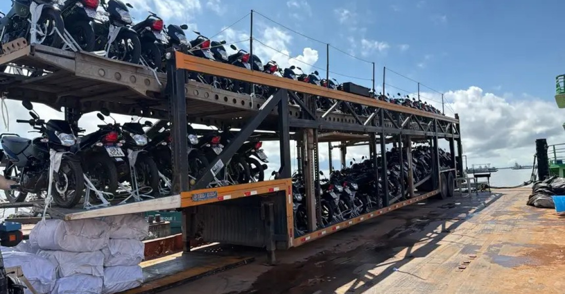 Operação no Rio Tapajós Apreende 80 Motocicletas em Balsa