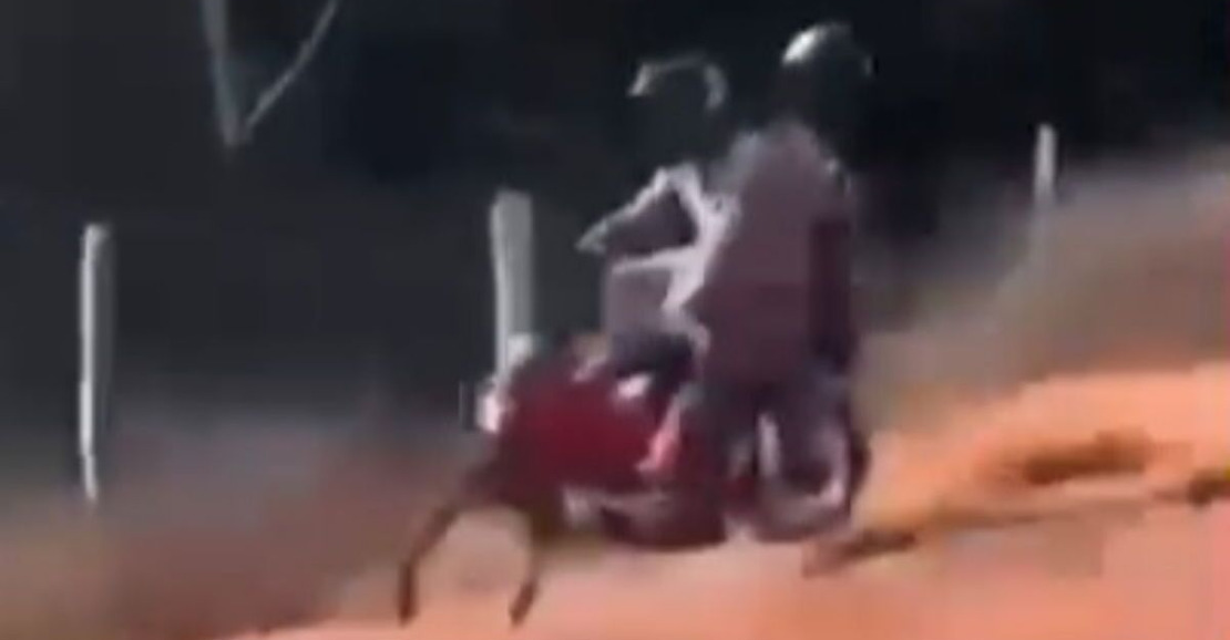 Manobra Perigosa de Motociclista Termina em Queda em Parauapebas