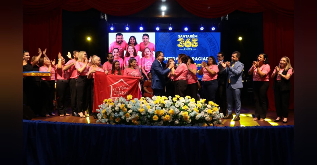 Santarém comemora 365 anos com homenagens e doação à Casa Rosa